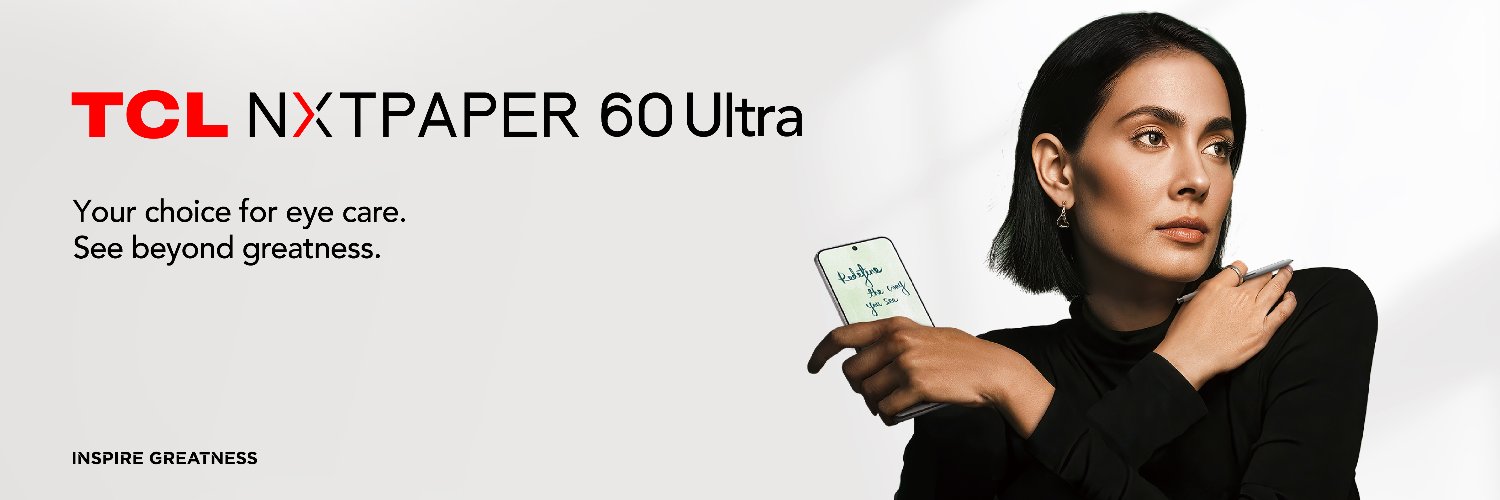 TCL Mobile's banner