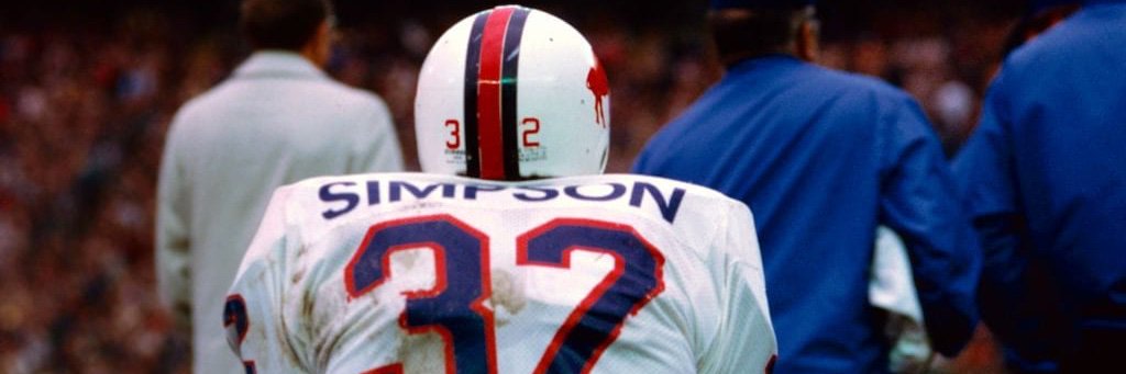 O.J. Simpson's banner