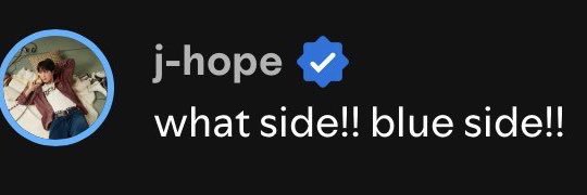 Blue side 💜's banner