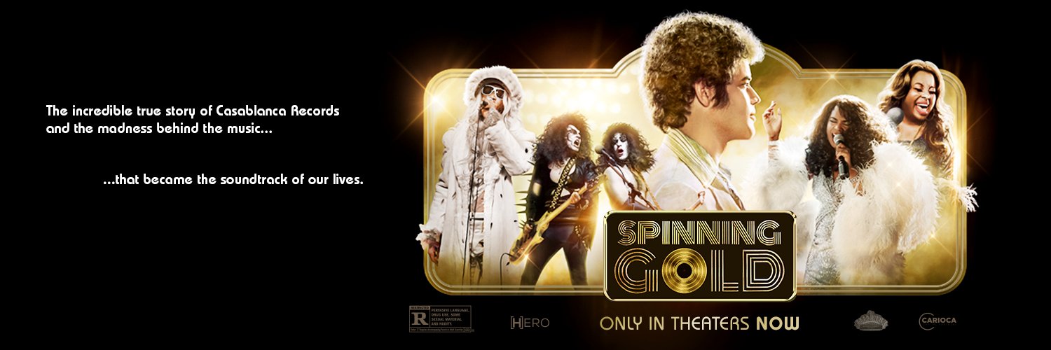 Spinning Gold's banner