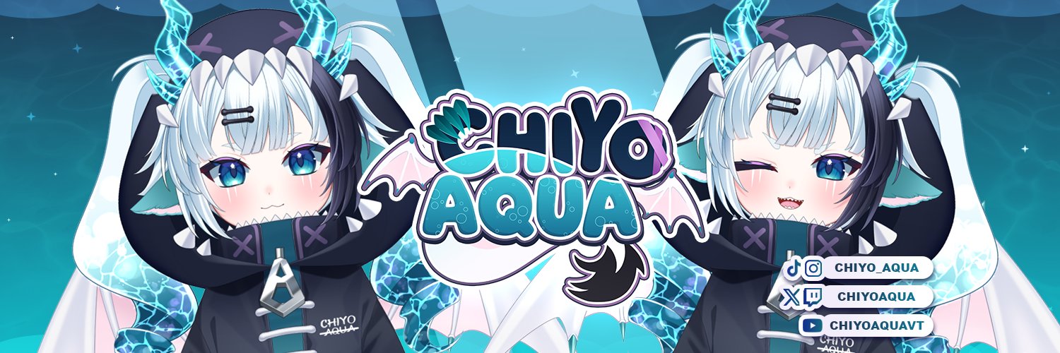 ChiyoAqua - Vtuber 🫧🐉's banner
