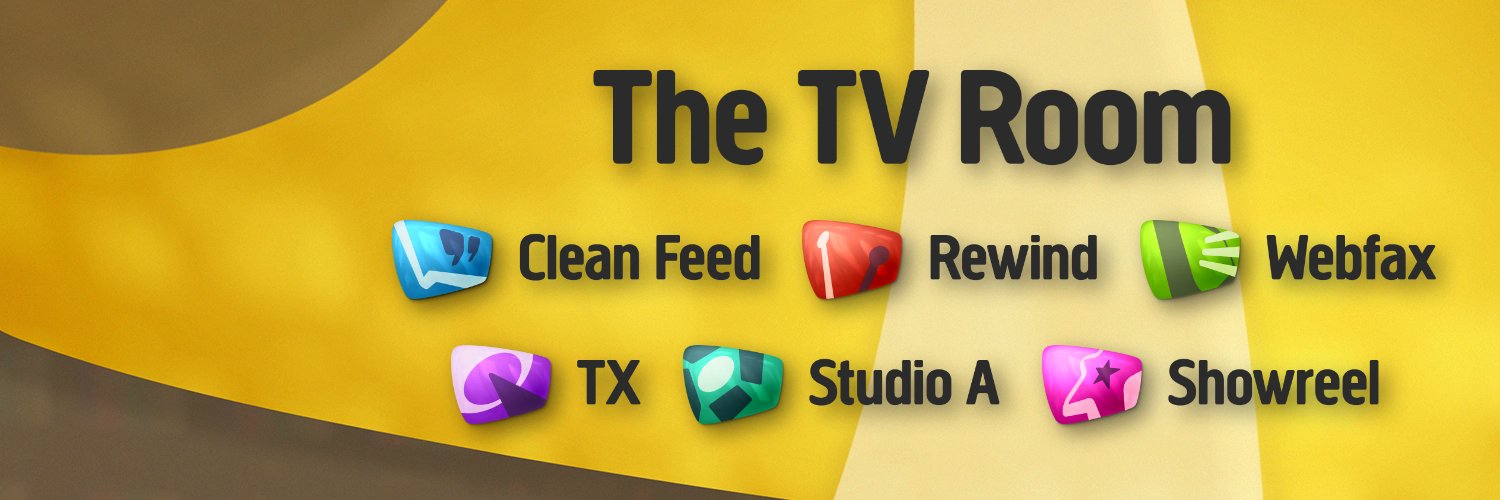 The TV Room's banner