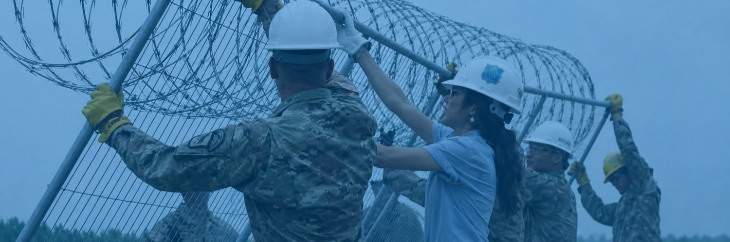 Kristi Noem's banner