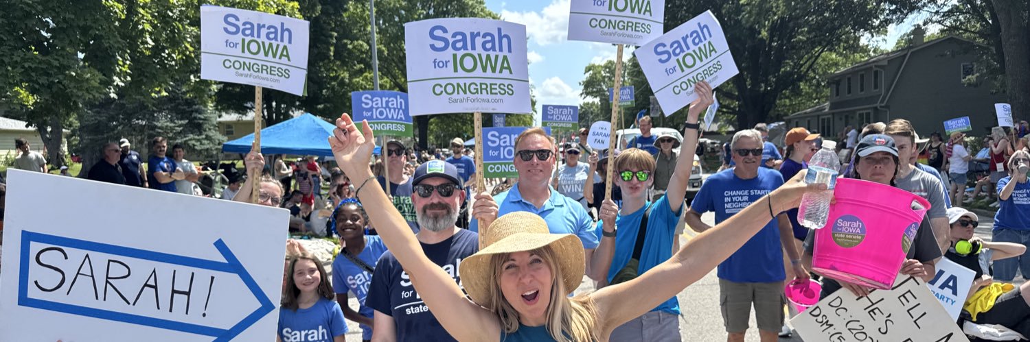 Sarah Trone Garriott's banner