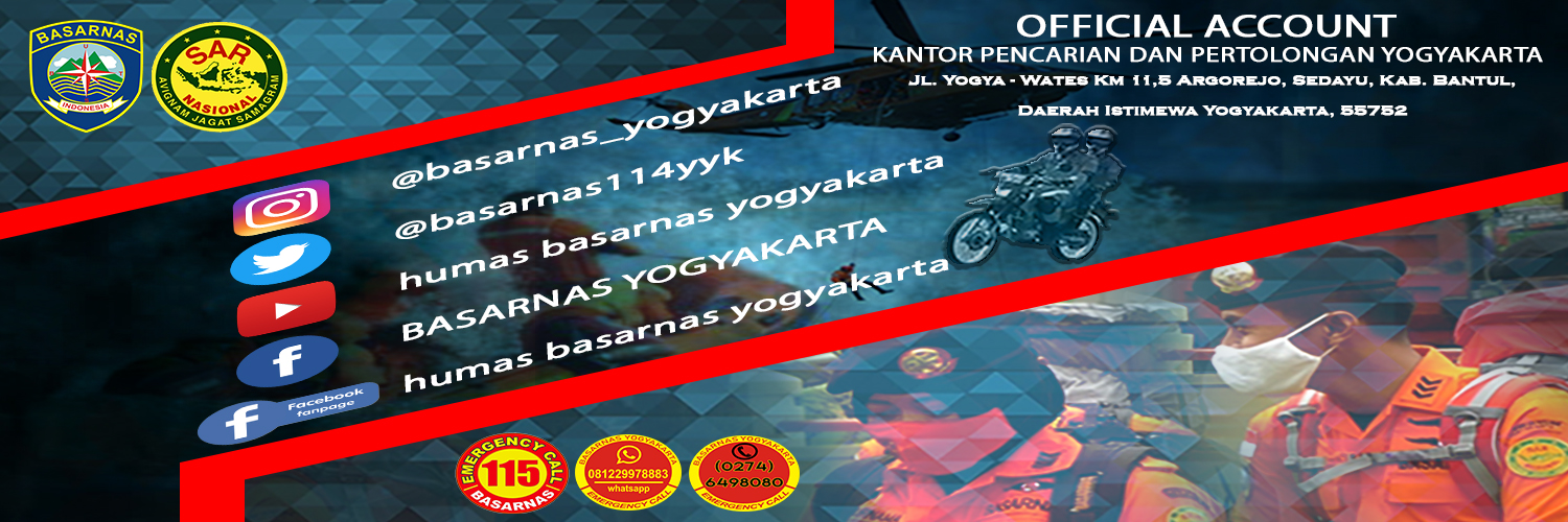 KANTOR PENCARIAN DAN PERTOLONGAN YOGYAKARTA's banner