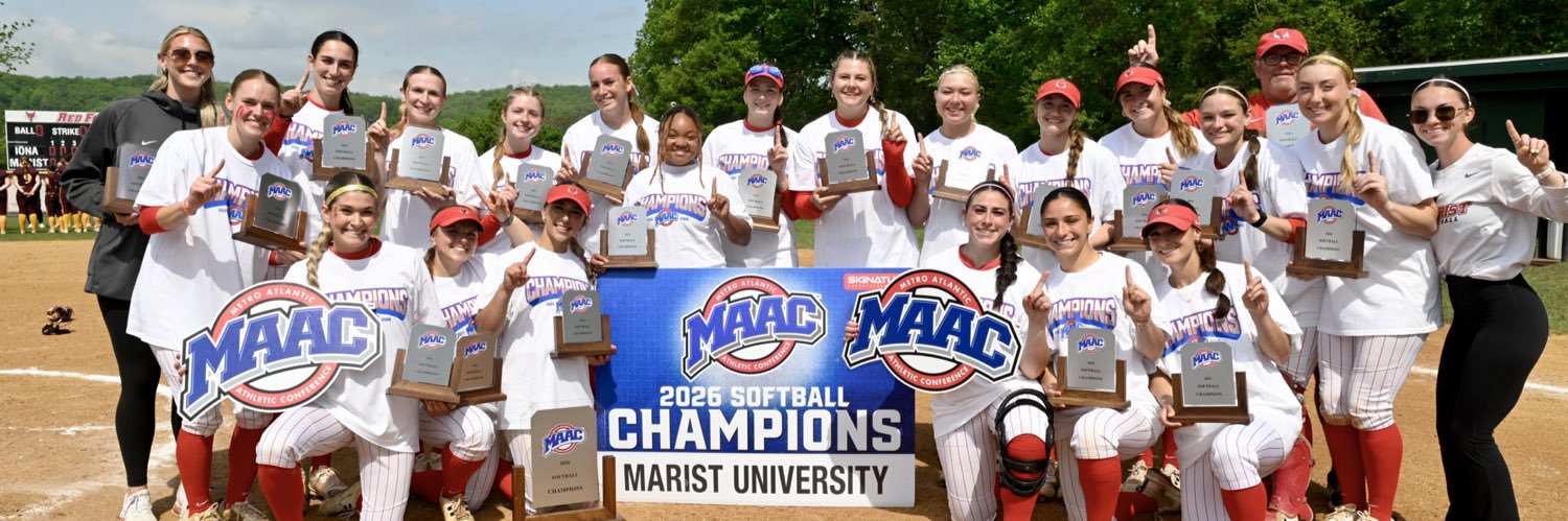 Marist Softball's banner