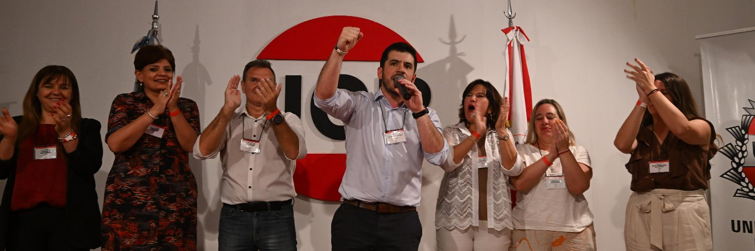 Unión Cívica Radical's banner
