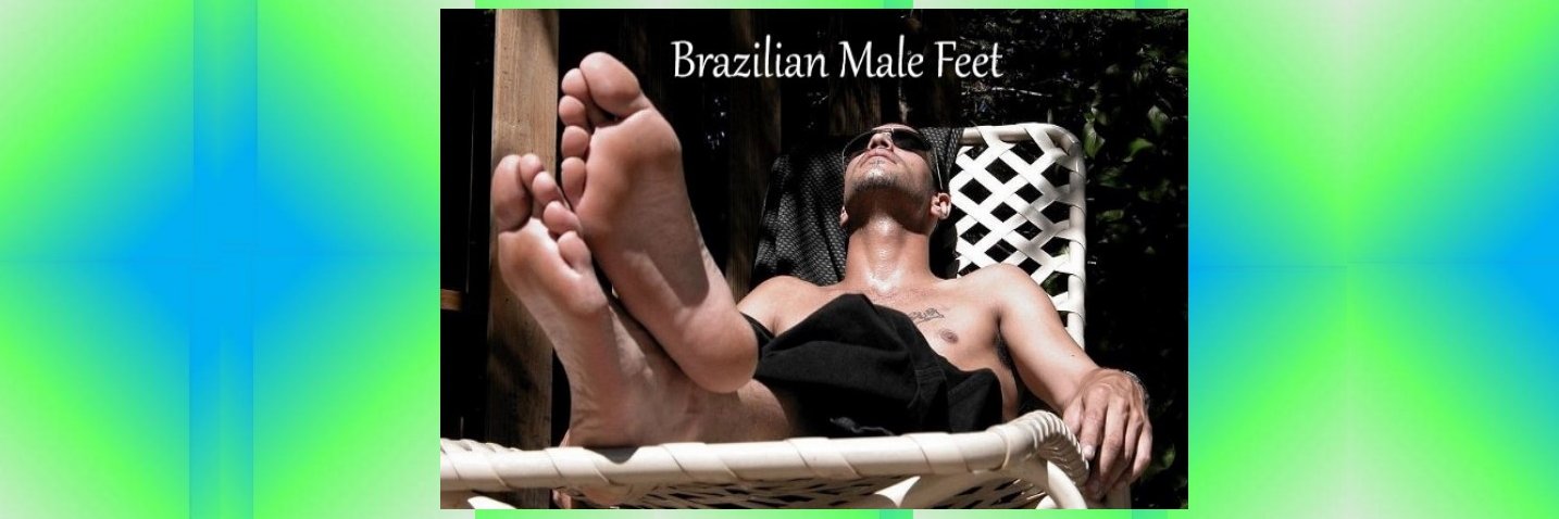 Brazilian Male feet's banner