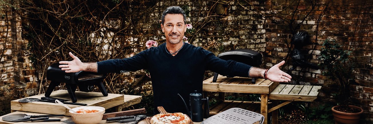 Gino D'Acampo's banner