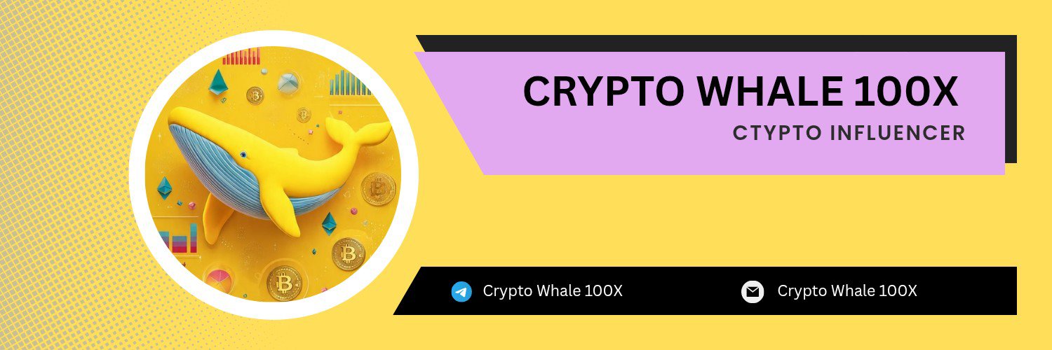 Crypto Whale 100X🐋's banner