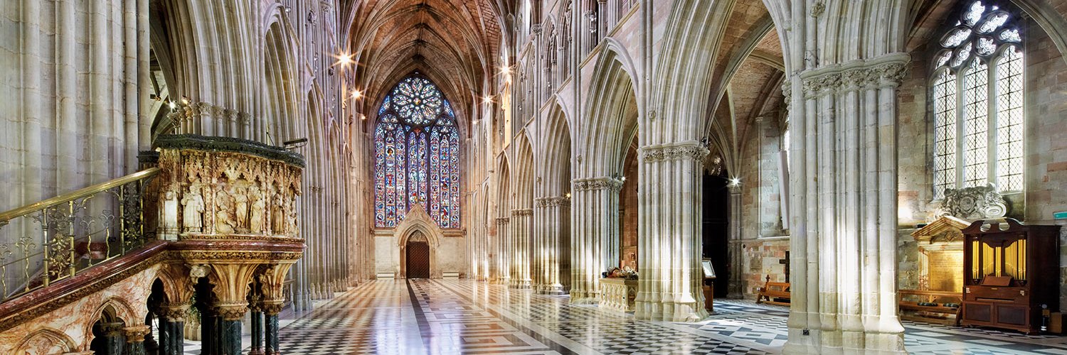 Worcester Cathedral's banner