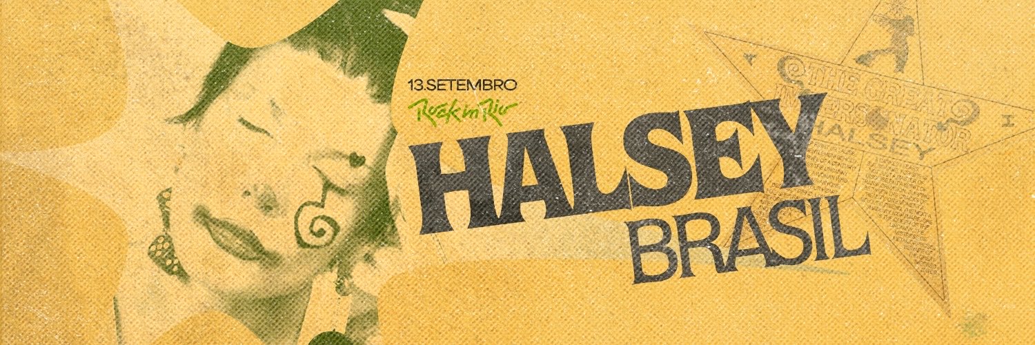 Halsey Brasil's banner