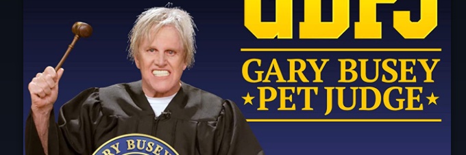 Gary Busey's banner