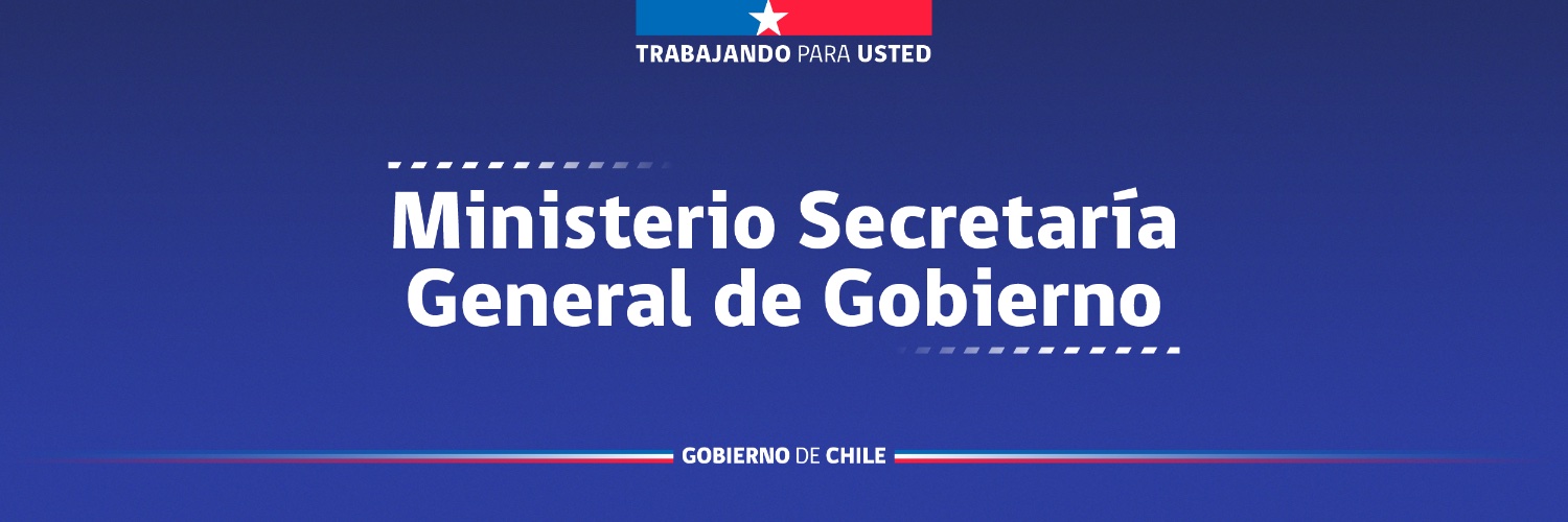 Vocería de Gobierno de Chile's banner