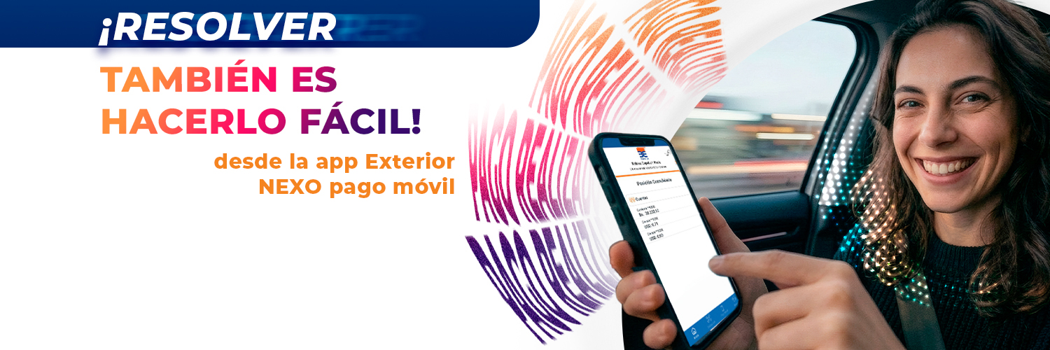 Banco Exterior's banner