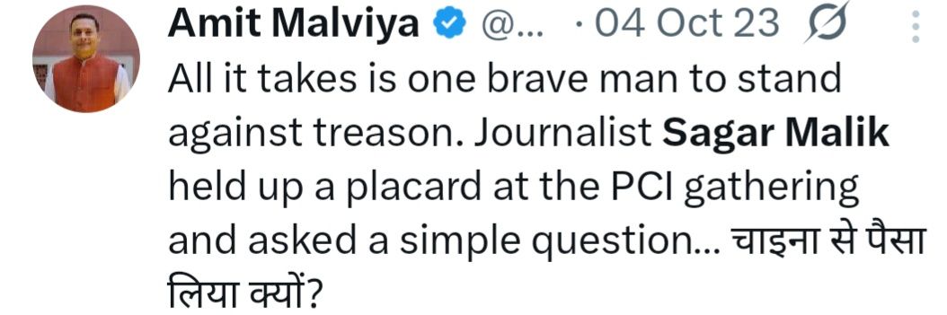 Sagar Malik (Journalist)'s banner
