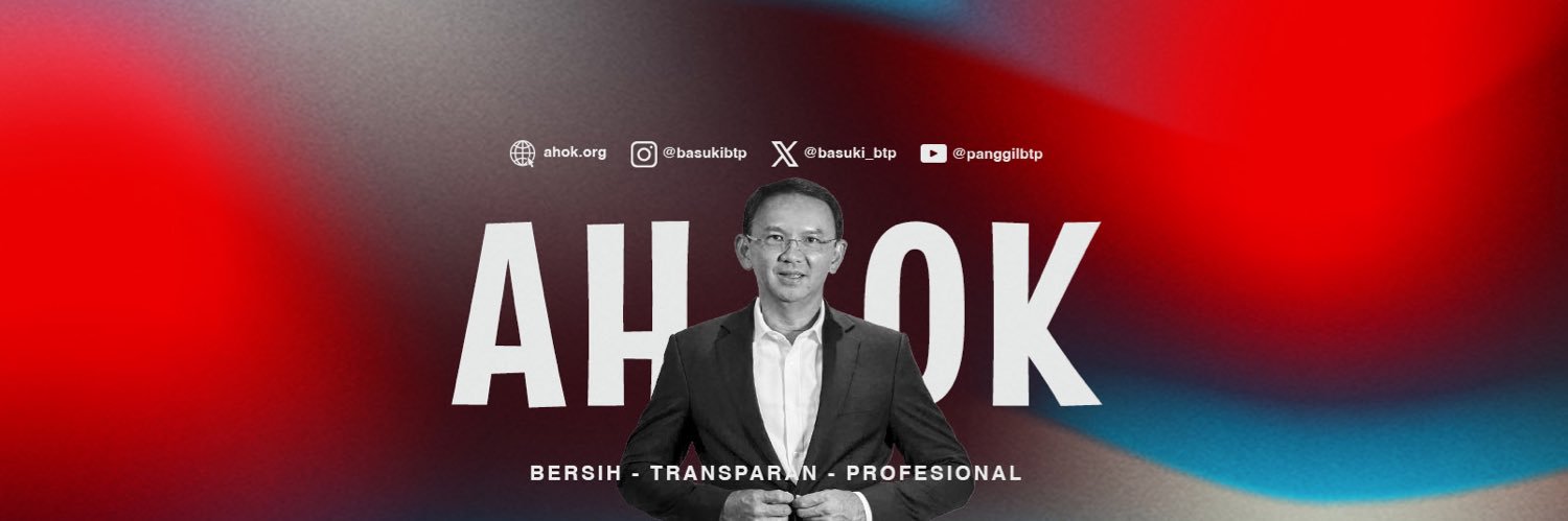 Basuki T Purnama's banner