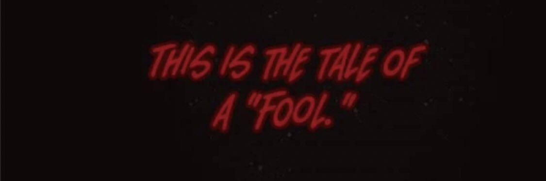 The Fool's banner