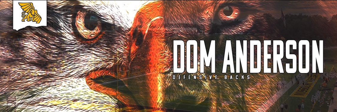 Coach Dom Anderson's banner