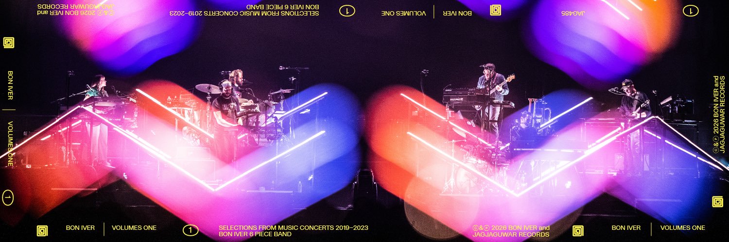 Bon Iver's banner
