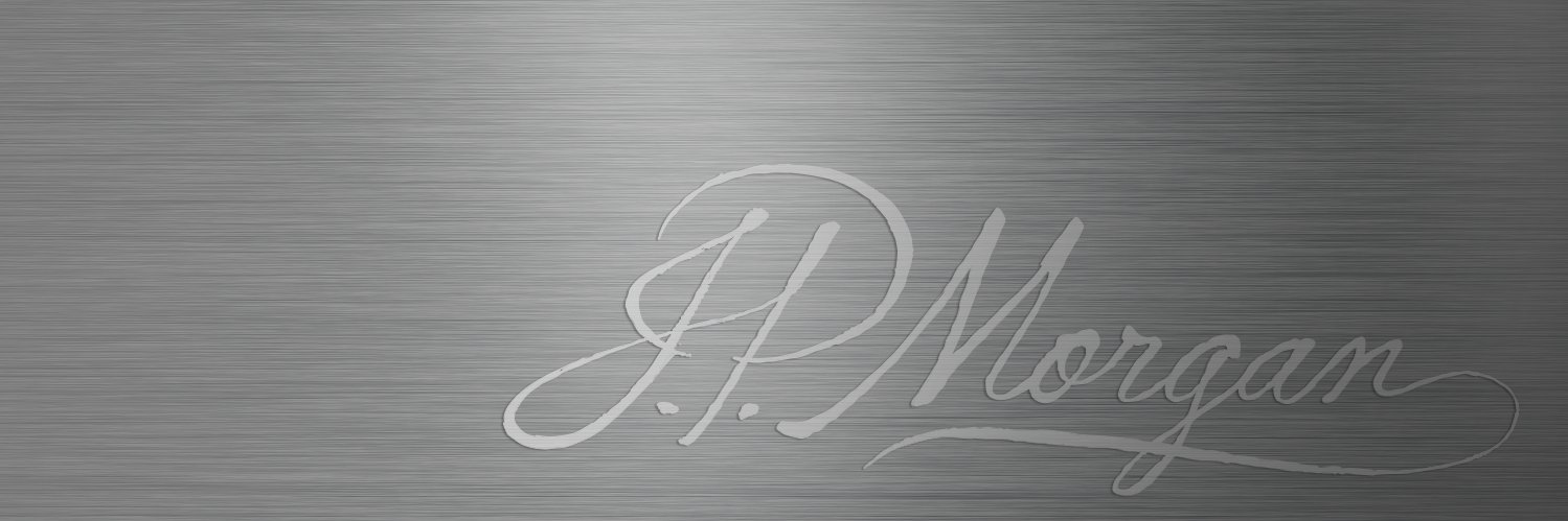 J.P. Morgan's banner