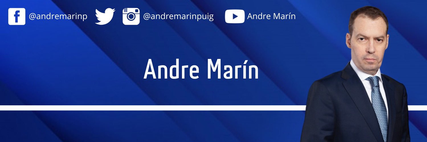 Andre Marín's banner