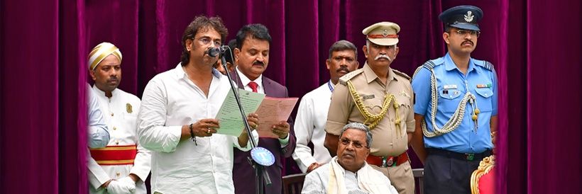 Madhu Bangarappa's banner
