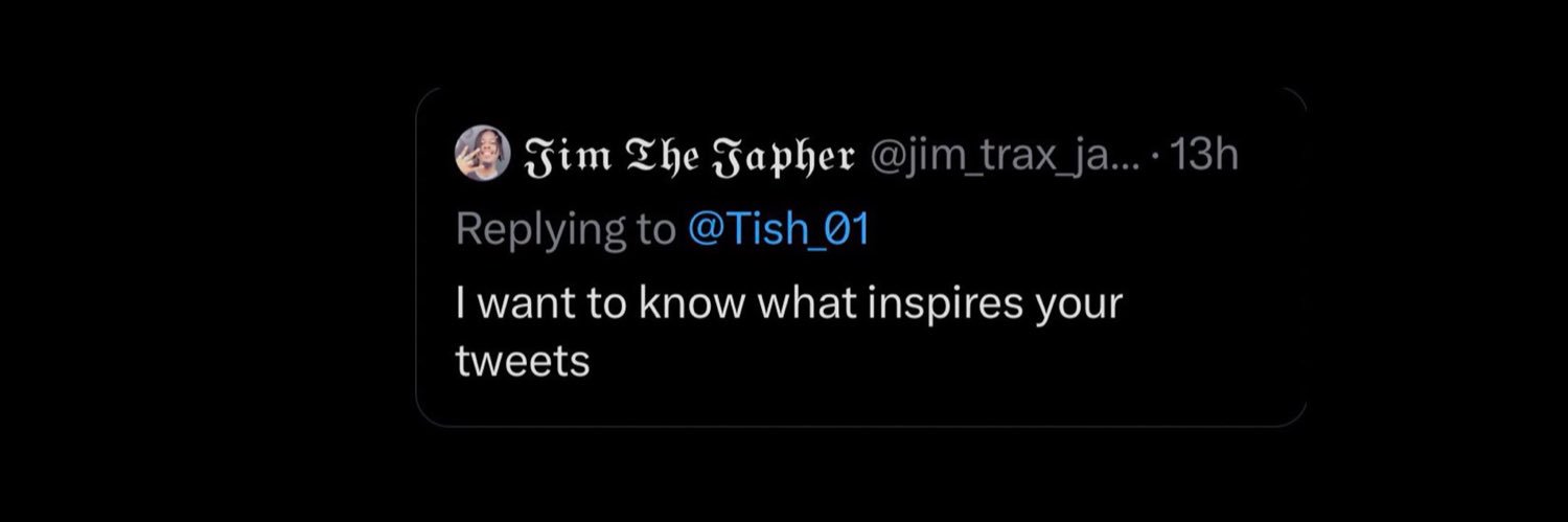 Ms Tish🥂's banner