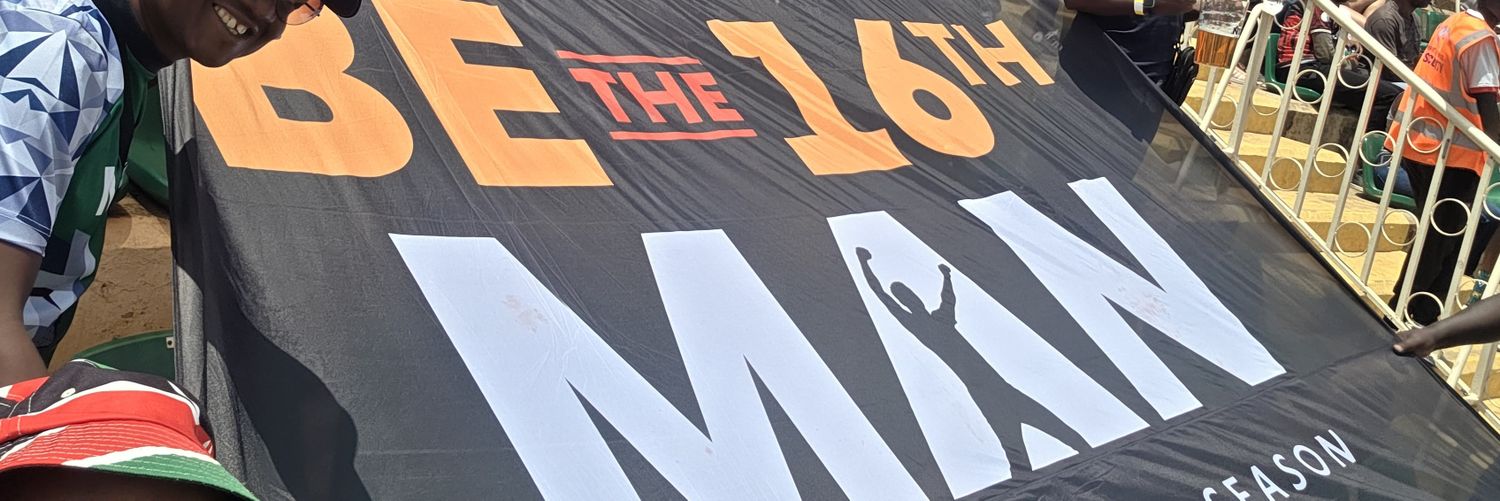 Edward Kiwanuka's banner
