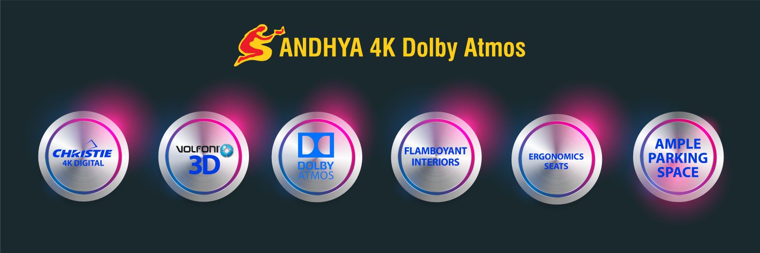 Sandhya Theatre - Bengaluru RGB LASER's banner