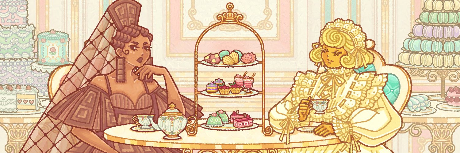 Gii ✧ developing Sugarplum Cafe's banner