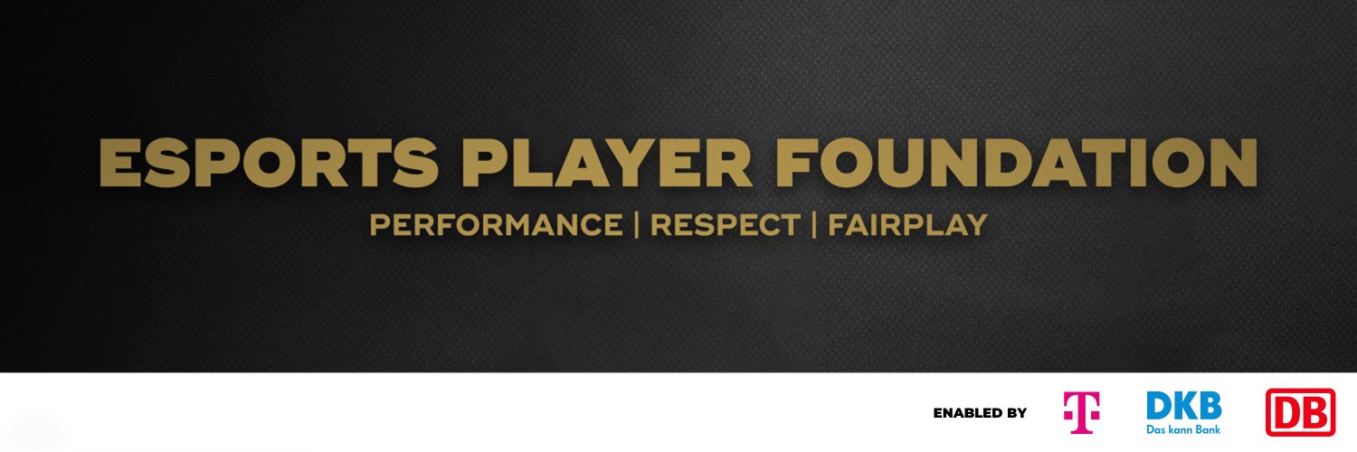 esports player foundation's banner