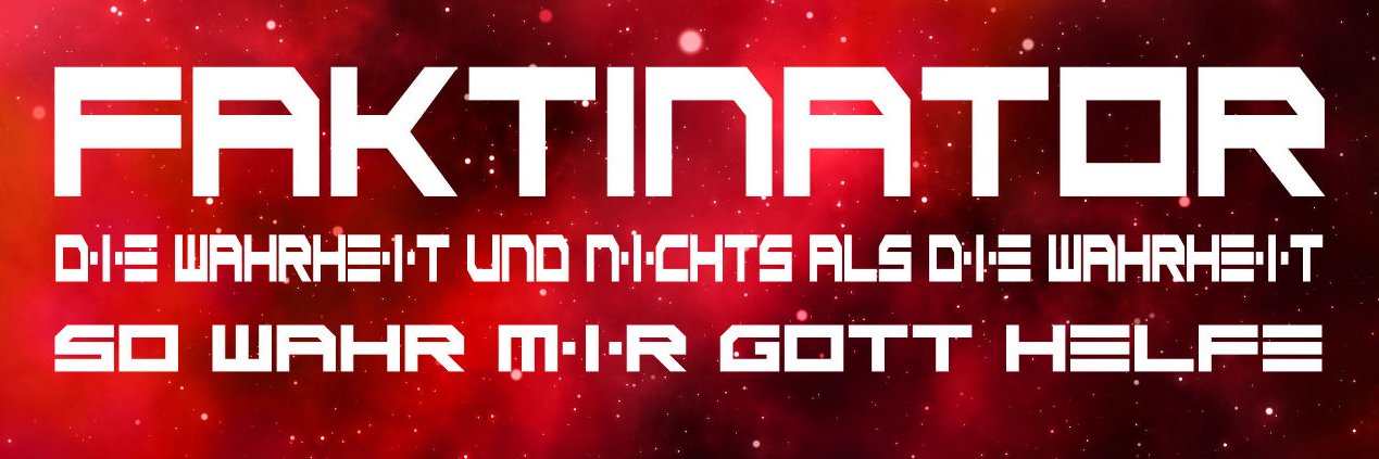 Faktinator's banner