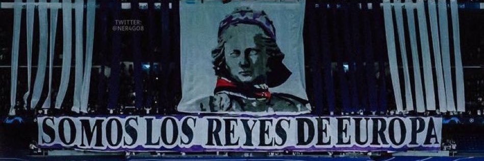REAL MADRID's banner