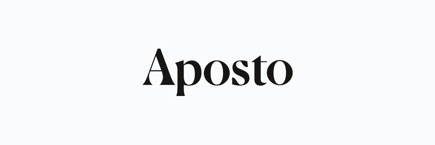 Aposto's banner