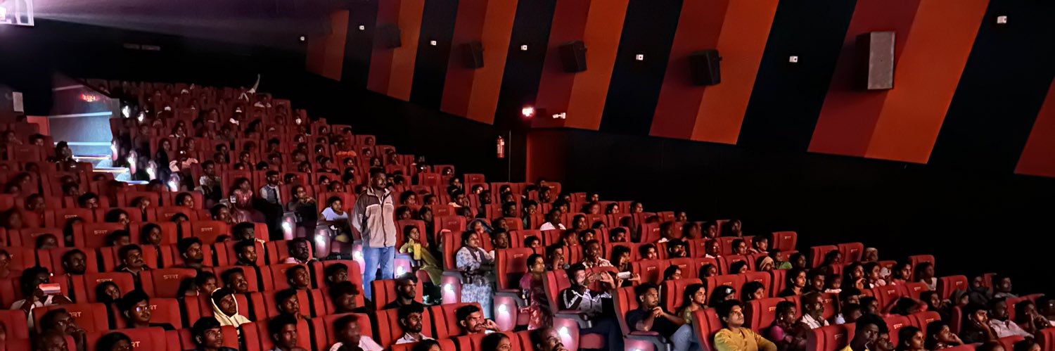 Sri Rajarajeswari Theatre A/c 4K Dolby Atmos's banner