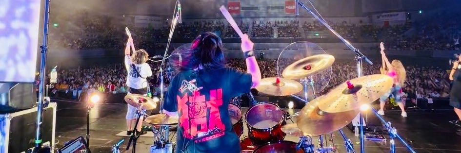 アスカ＠打首drum's banner