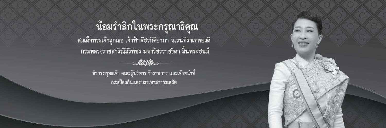 กรมป้องกันและบรรเทาสาธารณภัย (ปภ.)'s banner