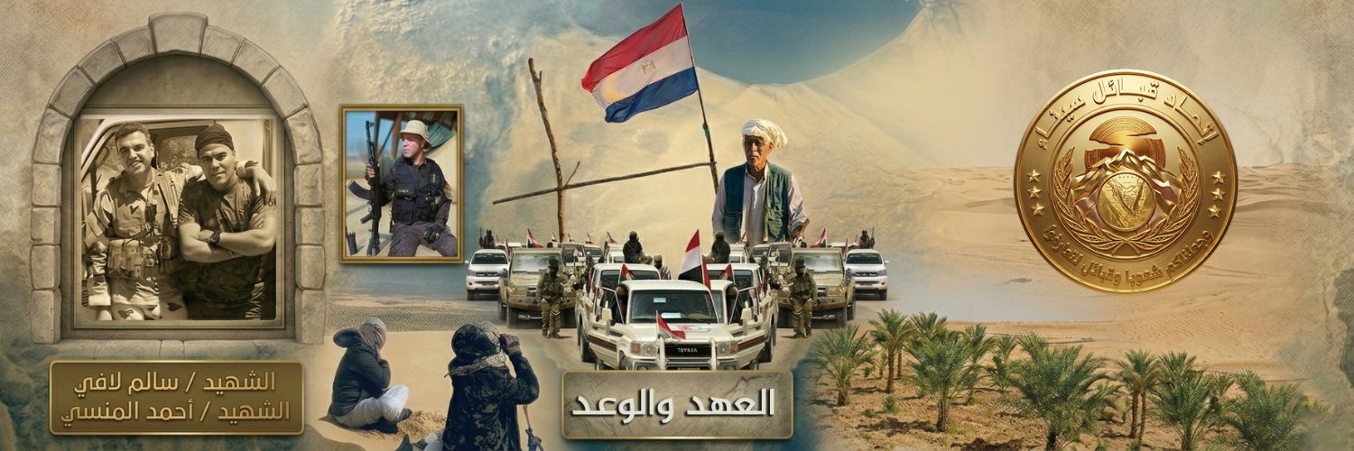 اتحاد قبائل سيناء's banner