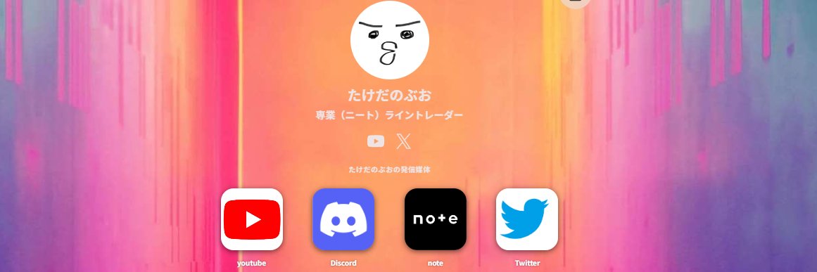 たけだのぶお's banner