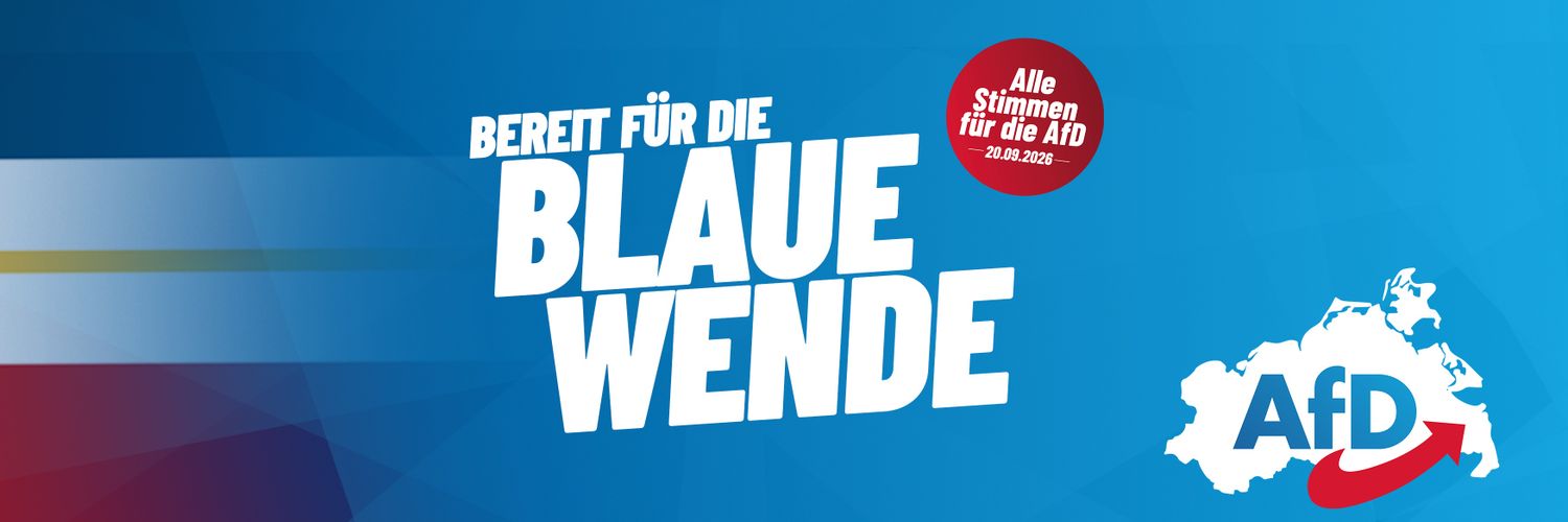 Martin Schmidt, AfD MV's banner