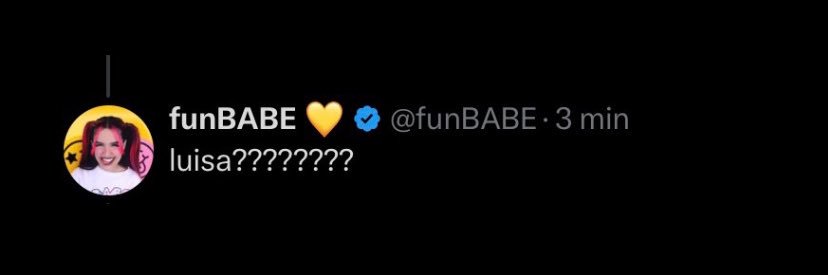 𝙻𝚞𝚒𝚜𝚊 𝙵𝚋𝚖𝚋, mod da BABE 💛's banner