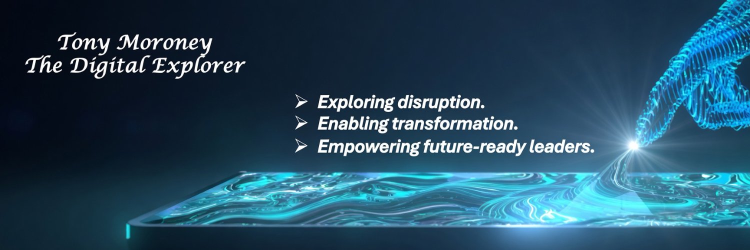 Tony Moroney #DigitalTransformation's banner