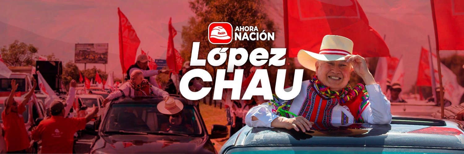 Alfonso López-Chau's banner
