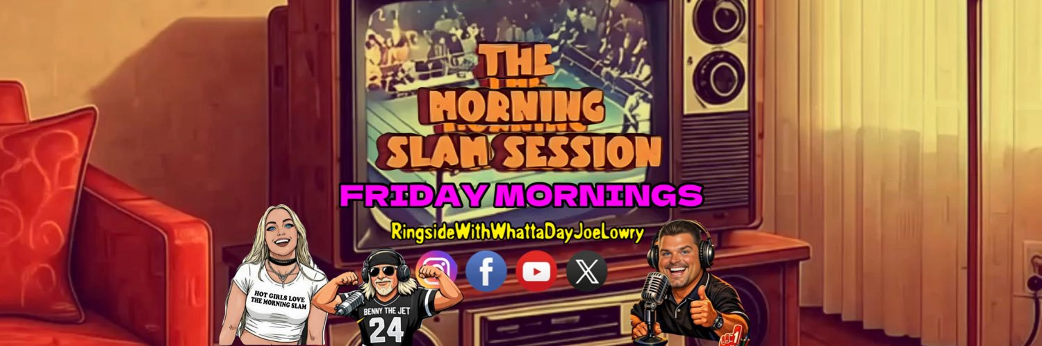 Ringside With WhattaDay's banner