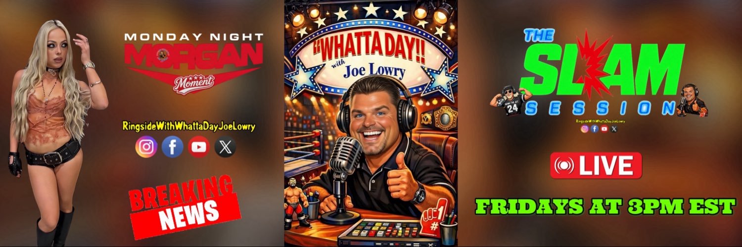 Ringside With WhattaDay's banner