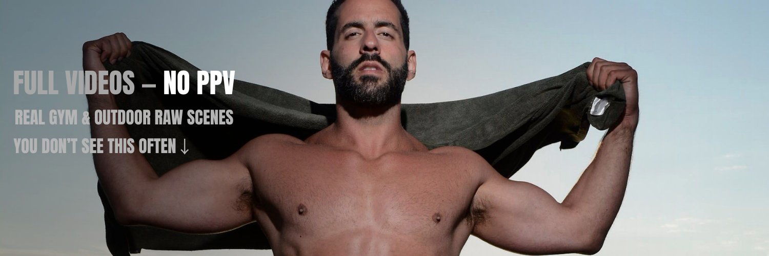 Massimo Arad - fitness porn model's banner