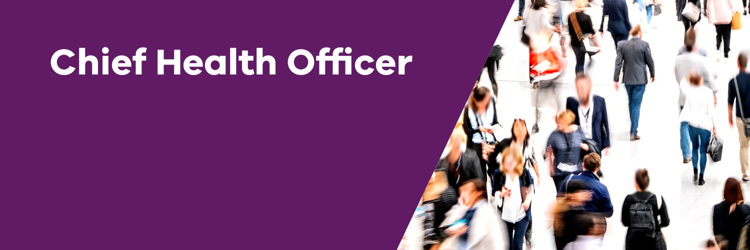 Chief Health Officer, Victoria's banner