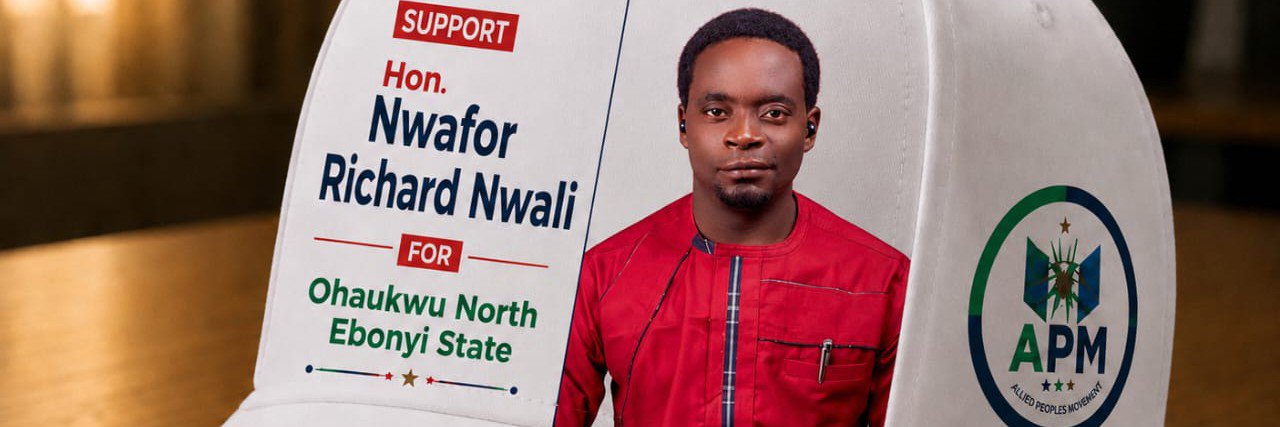 Hon. Nwafor Richard Nwali's banner
