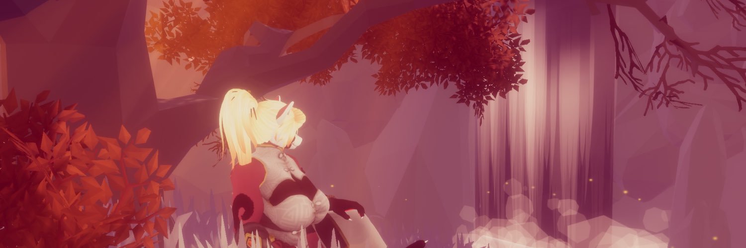The Red Panda Lady's banner